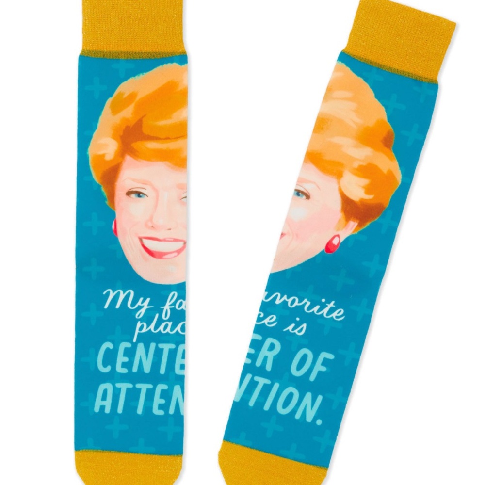 Hallmark Golden Girls Blanche Devereaux Socks